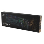 Клавіатура Aula S2022, Black, USB, механічна (перемикачі KRGD Blue), RGB підсвічування, 104 кнопки, металева панель, 1.6 м, EN/UA (6948391202235) - Зображення 6