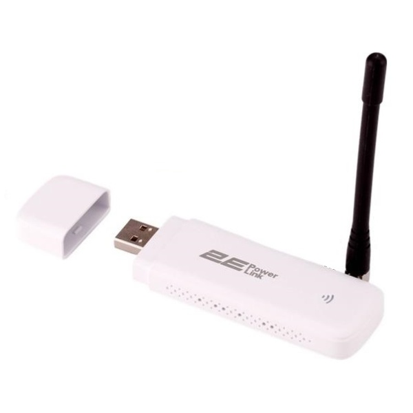 Мобільний роутер 4G 2E PowerLink MiFi 1, White, USB, nanoSIM, WiFi b/g/n (2.4 GHz), 512Mb LPDDR2 / 2Gb eMMC, 1xCRC-9