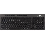 Клавіатура бездротова 2E KS280, Black, Bluetooth / 2.4GHz USB, 10 окремих мультимедійних клавіш, 1xAA, EN/UA (2E-KS280WBGR_UA)