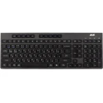 Клавіатура бездротова 2E KS280, Black, Bluetooth / 2.4GHz USB, 10 окремих мультимедійних клавіш, 1xAA, EN/UA (2E-KS280WBGR_UA)