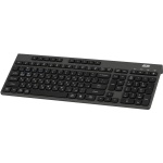Клавіатура бездротова 2E KS280, Black, Bluetooth / 2.4GHz USB, 10 окремих мультимедійних клавіш, 1xAA, EN/UA (2E-KS280WBGR_UA) - Зображення 2