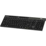 Клавіатура бездротова 2E KS280, Black, Bluetooth / 2.4GHz USB, 10 окремих мультимедійних клавіш, 1xAA, EN/UA (2E-KS280WBGR_UA) - Зображення 2
