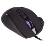 Миша Maxxter McG-9B-I825, Black, USB, оптична (сенсор Instant A825+D26), 800 - 12 800 dpi, 9 кнопок, RGB підсвічування, перемикачі Huano, покриття Soft Touch, 1.8 м - Зображення 4