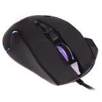 Миша Maxxter McG-9B-I825, Black, USB, оптична (сенсор Instant A825+D26), 800 - 12 800 dpi, 9 кнопок, RGB підсвічування, перемикачі Huano, покриття Soft Touch, 1.8 м - Зображення 4