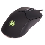 Миша Maxxter McG-6B-I603, Black, USB, оптична (сенсор Instant A603EP), 800 - 3600 dpi, 6 кнопок, LED підсвічування (7 кольорів), перемикачі Huano, покриття Soft Touch, 1.8 м - Зображення 2