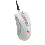 Миша бездротова Bloody R90 Plus, White, USB 2.4GHz, оптична (сенсор BC3332-S), 100 - 5000 cpi, 150 IPS, 8 програмованих кнопок, акумулятор 500 mAh - Зображення 3