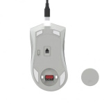Миша бездротова Bloody R90 Plus, White, USB 2.4GHz, оптична (сенсор BC3332-S), 100 - 5000 cpi, 150 IPS, 8 програмованих кнопок, акумулятор 500 mAh - Зображення 7