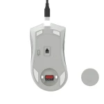 Миша бездротова Bloody R90 Plus, White, USB 2.4GHz, оптична (сенсор BC3332-S), 100 - 5000 cpi, 150 IPS, 8 програмованих кнопок, акумулятор 500 mAh - Зображення 7