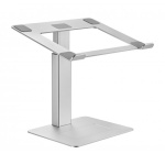 Підставка для ноутбука до 15.6" Gembird NBS-D1-02, Silver, алюмінієва, 225 - 380 мм