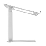 Підставка для ноутбука до 15.6" Gembird NBS-D1-02, Silver, алюмінієва, 225 - 380 мм - Зображення 8