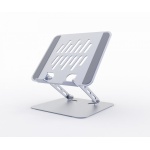 Підставка для ноутбука до 15.6" Gembird NBS-D1-04, Silver, алюмінієва