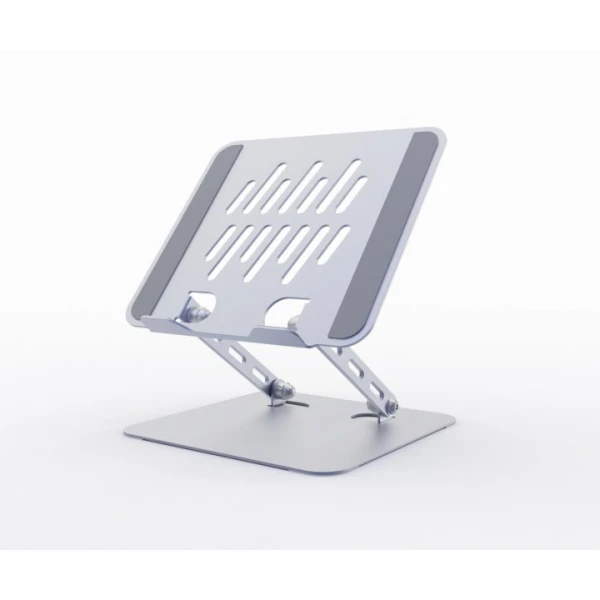 Підставка для ноутбука до 15.6" Gembird NBS-D1-04, Silver, алюмінієва