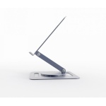 Підставка для ноутбука до 15.6" Gembird NBS-DR1-01, Silver, алюмінієва, поворотна (на 360°) - Зображення 2