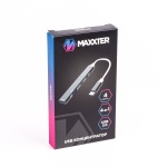 Хаб USB Maxxter HU3C-4P-03, Grey, Type-C 3.0 - 2xType-C 2.0 / 1xUSB 3.0 / 1xUSB 2.0, кабель 12 см, алюмінієвий корпус - Зображення 4