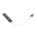 Хаб USB Maxxter HU3A-4P-03, Grey, USB 3.0 - 2xType-C 2.0 / 1xUSB 3.0 / 1xUSB 2.0, кабель 13 см, алюмінієвий корпус - Зображення 3