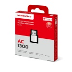 Мережевий адаптер Mercusys MA30N, White, USB, WiFi 5, 5 GHz (867 Мбіт/с) / 2.4 GHz (400 Мбіт/с), Nano, 1 внутрішня антена - Зображення 3