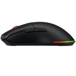 Миша бездротова Hator Pulsar 3, Black, Bluetooth / USB 2.4 GHz / USB, оптична (сенсор PixArt PMW 3311), 12000 dpi, 35G, RGB підсвічування, перемикачі HATOR Optical 100M / Kailh 3M, акумулятор 600 mAh (HTM630) - Зображення 3
