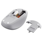 Миша бездротова Trust Yvi+, White, Bluetooth / USB 2.4 GHz, оптична, 800 - 1600 dpi, 3 кнопки, 1xAA (25454) - Зображення 4