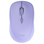 Миша бездротова Trust Yvi+, Purple, Bluetooth / USB 2.4 GHz, оптична, 800 - 1600 dpi, 3 кнопки, 1xAA (25583)