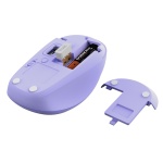 Миша бездротова Trust Yvi+, Purple, Bluetooth / USB 2.4 GHz, оптична, 800 - 1600 dpi, 3 кнопки, 1xAA (25583) - Зображення 3