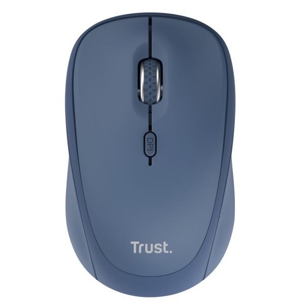 Миша бездротова Trust Yvi+, Blue, Bluetooth / USB 2.4 GHz, оптична, 800 - 1600 dpi, 3 кнопки, 1xAA (25455)