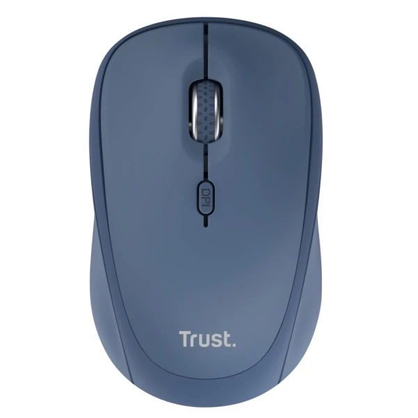 Миша бездротова Trust Yvi+, Blue, Bluetooth / USB 2.4 GHz, оптична, 800 - 1600 dpi, 3 кнопки, 1xAA (25455)