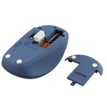 Миша бездротова Trust Yvi+, Blue, Bluetooth / USB 2.4 GHz, оптична, 800 - 1600 dpi, 3 кнопки, 1xAA (25455) - Зображення 4