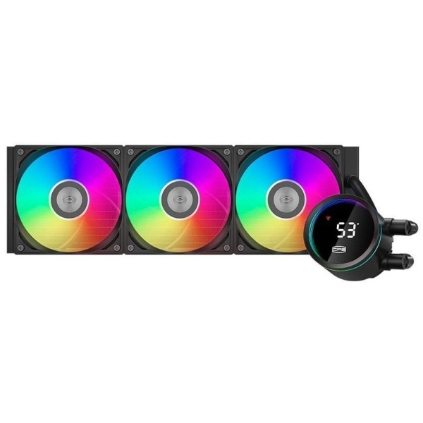 Система рідинного охолодження PcCooler DA360 Pro ARGB Digital, Black (DA360PRO-BKAWXL-GL)