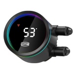 Система рідинного охолодження PcCooler DA360 Pro ARGB Digital, Black (DA360PRO-BKAWXL-GL) - Зображення 2