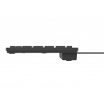 Клавіатура Maxxter KBM-C01B-UA, Black, USB, 78 кнопок, 1.8 м - Зображення 2