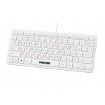 Клавіатура Maxxter KBM-C01W-UA, White, USB, 78 кнопок, 1.8 м - Зображення 3