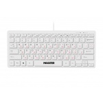 Клавіатура Maxxter KBM-C01W-UA, White, USB, 78 кнопок, 1.8 м