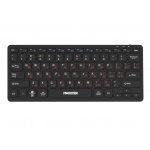 Клавіатура бездротова Maxxter KBW-C01B-UA, Black, USB 2.4GHz, 78 кнопок, акумулятор 180 mAh