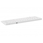 Клавіатура бездротова Maxxter KBW-C01S-UA, Silver, USB 2.4GHz, 78 кнопок, акумулятор 180 mAh - Зображення 2