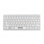 Клавіатура бездротова Maxxter KBW-C01S-UA, Silver, USB 2.4GHz, 78 кнопок, акумулятор 180 mAh