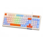 Клавіатура Maxxter KBG-3C01-UA, White, USB, 98 кнопок, LED підсвічування, 1.8 м - Зображення 3