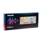 Клавіатура Maxxter KBG-3C01-UA, White, USB, 98 кнопок, LED підсвічування, 1.8 м - Зображення 5
