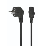 Кабель живлення від мережі PC-186, Black, 3 м, Maxxter, CEE 7/7 - IEC C13, 3x1.5 мм² (CL-22-10)