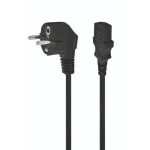 Кабель живлення від мережі PC-186, Black, 3 м, Maxxter, CEE 7/7 - IEC C13, 3x1.5 мм² (CL-22-10)