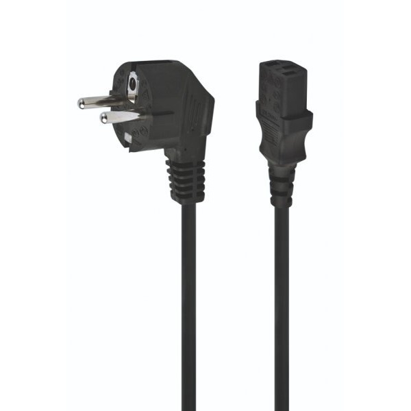 Кабель живлення від мережі PC-186, Black, 3 м, Maxxter, CEE 7/7 - IEC C13, 3x1.5 мм² (CL-22-10)