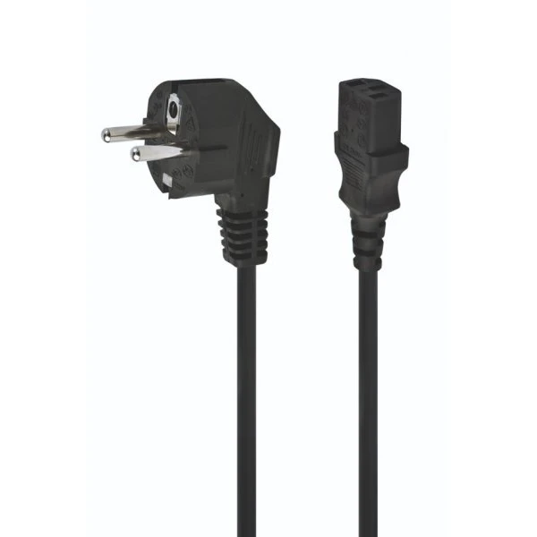 Кабель живлення від мережі PC-186, Black, 3 м, Maxxter, CEE 7/7 - IEC C13, 3x1.5 мм² (CL-22-10)