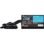 Блок живлення 750 Вт, Seasonic G12 GM, Black, напівмодульний, 80+ Gold, Active PFC, 12 см, 3xMolex / 6xSATA / 3x6+2-pin / 2x4+4-pin / 20+4-pin, захист OPP/OVP/OCP/SCP/OTP/UVP (G12 GM-750) - Зображення 4