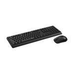Комплект клавіатура+миша Rapoo X1500, Black, Bluetooth / 2.4 GHz / USB, 1 х AA, миша: 1200dpi, оптична, 3 кнопки, клавиатура: кнопок 107 шт. (мембранні), радіус дії 10 м - Зображення 2