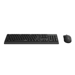 Комплект клавіатура+миша Rapoo X1500, Black, Bluetooth / 2.4 GHz / USB, 1 х AA, миша: 1200dpi, оптична, 3 кнопки, клавиатура: кнопок 107 шт. (мембранні), радіус дії 10 м - Зображення 6