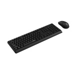 Комплект клавіатура+миша Rapoo X1500, Black, Bluetooth / 2.4 GHz / USB, 1 х AA, миша: 1200dpi, оптична, 3 кнопки, клавиатура: кнопок 107 шт. (мембранні), радіус дії 10 м - Зображення 7