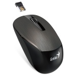 Миша бездротова Genius NX-7015, Chocolate, USB 2.4 GHz, оптична (сенсор BlueEye), 1200 dpi, 3 кнопки, 1xAA - Зображення 2