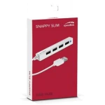 Хаб USB Speedlink Snappy Slim, White, USB 2.0 - 4xUSB 2.0, кабель 20 см (SL-140000-WE) - Зображення 2