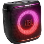 Колонка портативна JBL Partybox Encore 2, Black, 100 Вт, бездротовий мікрофон у комплекті, USB, Bluetooth, AUX, підсвічування, полікарбонат/метал, керування зверху, IPX4, кабель 2 м, час роботи до 15 год (JBLPBENCORE2EP) - Зображення 2