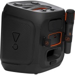 Колонка портативна JBL Partybox Encore 2, Black, 100 Вт, бездротовий мікрофон у комплекті, USB, Bluetooth, AUX, підсвічування, полікарбонат/метал, керування зверху, IPX4, кабель 2 м, час роботи до 15 год (JBLPBENCORE2EP) - Зображення 7