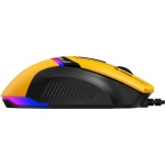 Миша GamePro GM300Y, Yellow/Black, USB, оптична (сенсор Instant 725F), 800-7200 dpi, 8 кнопок, RGB підсвічування, перемикачі Huano, 1.5 м - Зображення 5